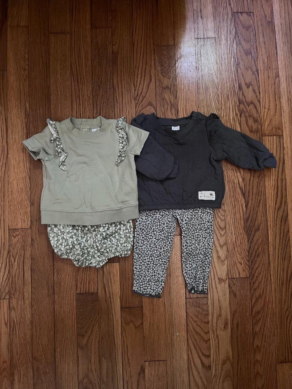 Carters 4-Piece Floral Sweat Sets, 6-9 Months